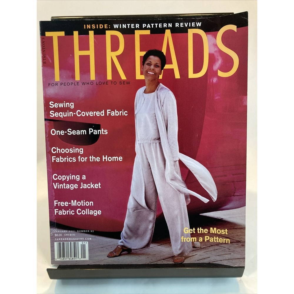 Taunton's Threads Magazine January 2001 #92 See Pics for Articles